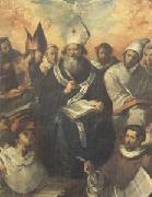 HERRERA, Francisco de, the Elder St Basil Dictating His Doctrine (mk05) oil painting on canvas